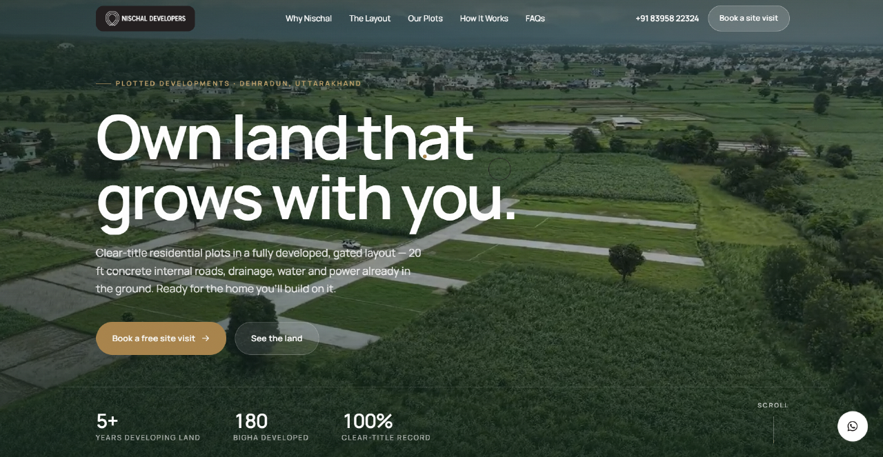 Nischal Developers — home page