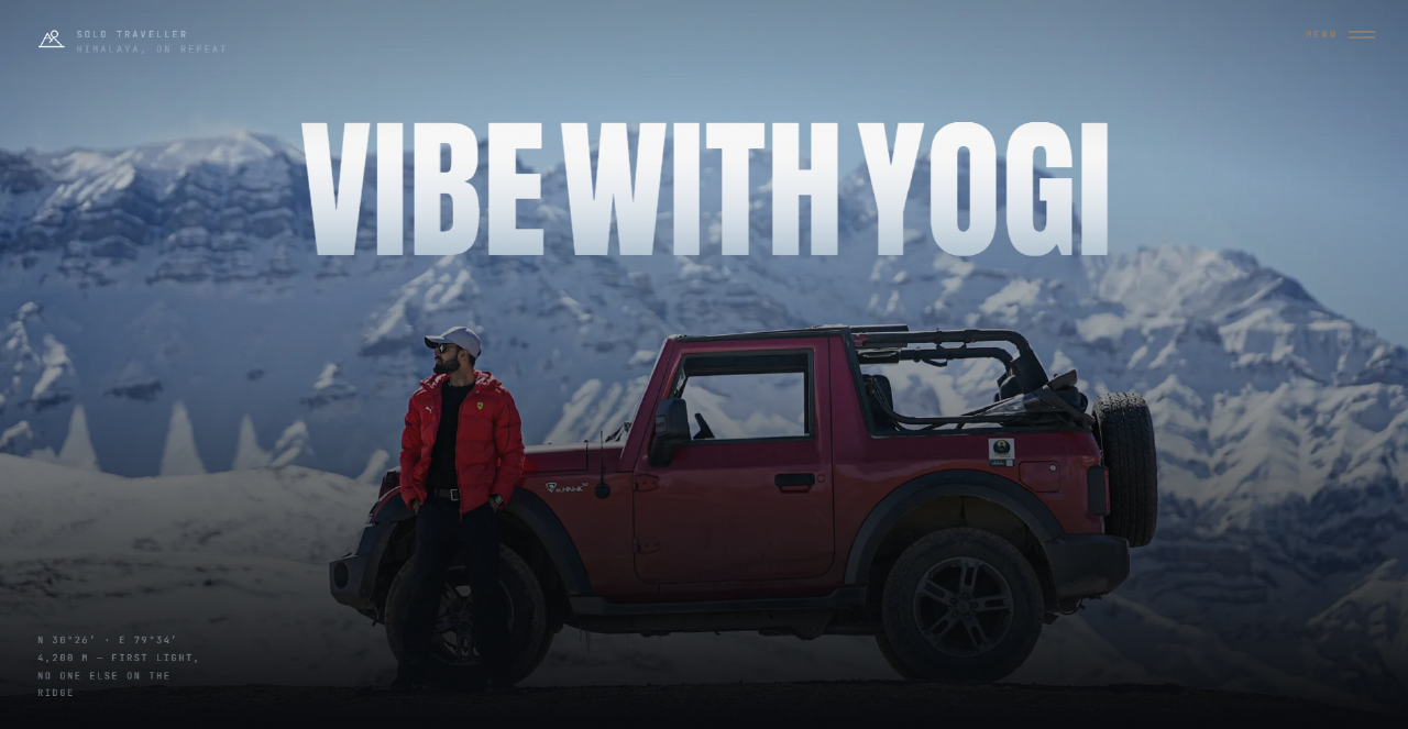 Vibe With Yogi — home page